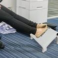 thumbnail image 6 of Foot Rest for under Desk at Work, Foot Rest Cushion with Massage Surface and Massage Roller, Foot Stool under Desk Footrest Curve Footrest for Sitting White, 6 of 10