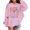 Z02-Pink, variant on LRen Cute Hoodies for Teen Girls Oversized Hoodies Trendy Long Sleeve Letter Print Hooded Sweatshirt Preppy Fall Winter Pullover Tops