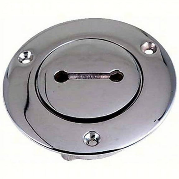 Perko 0528C0999A Chrome Plated Bronze 2" Spare Fill Cap for 528 Series Deck Plates