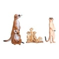 thumbnail image 3 of Meerkat Figurine, Meerkat Model Toy Simulated Exquisite Safe PVC Cute Lifelike  For Educational Activity For Family Parties For Children Kid Meerkats Solid, 3 of 8