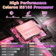 Rumtuk 16 Rose Gold Laptop, 16GB RAM, 1TB SSD, Win 11 Pro/Office 2019,Celeron N5105, FHD IPS Display, Backlit KB, Fingerprint, USB 3.0, HDMI, WiFi/BT, PC Notebook for Work, Study