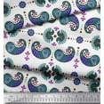 thumbnail image 3 of Soimoi Polyester Crepe Fabric Dot,Floral & Paisley Print Sewing Fabric Yard 52 Inch Wide, 3 of 3