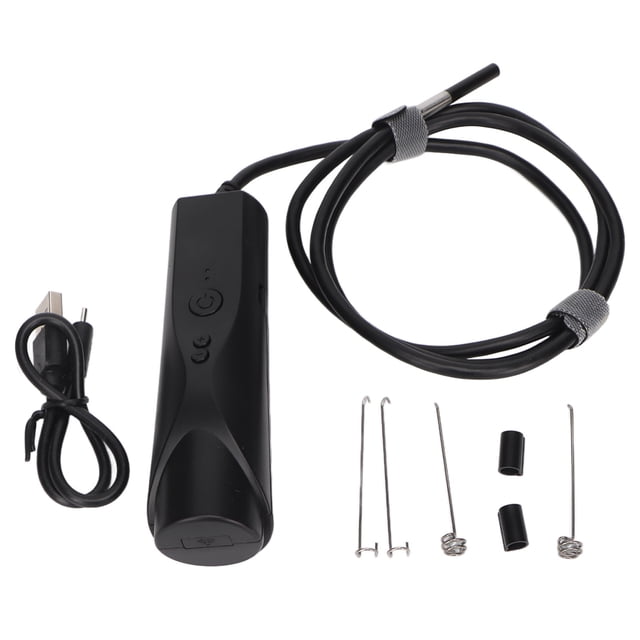 Endoscopio inalámbrico de doble lente HD 1080P IP67, boroscopio WiFi resistente al agua con 6 LED para reparación de aire acondicionado, 1m/3,3 pies