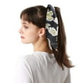 thumbnail image 3 of 6 Pcs Hair Scrunchies Chiffon Scarf Hair Ties Elastic Hair Bands, 3 of 6