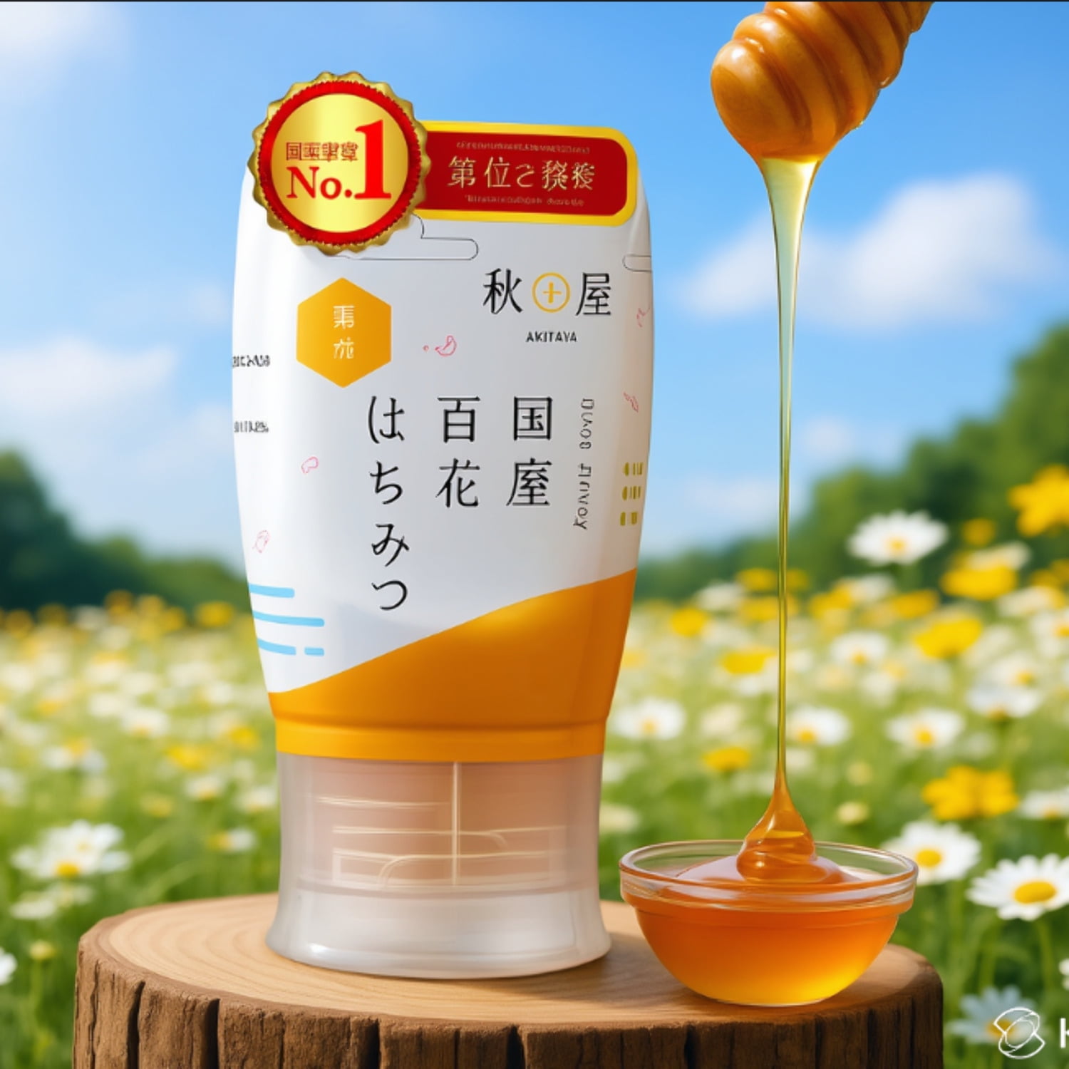 honey ◎ Old Security Farms Natural Raw Honey - 1 lb. (Glass Jar)
