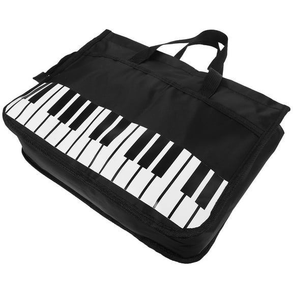 HONMEET Large Sheet Music Bag with Spacious Compartments, Carrying Case for Students, Musicians, and Music Books