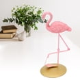 thumbnail image 5 of High Simulation Resin Flamingo Statue Figurine Collectible Ornament Art for Living Room Bedroom Girl Heart Desktop Decoration, 5 of 9