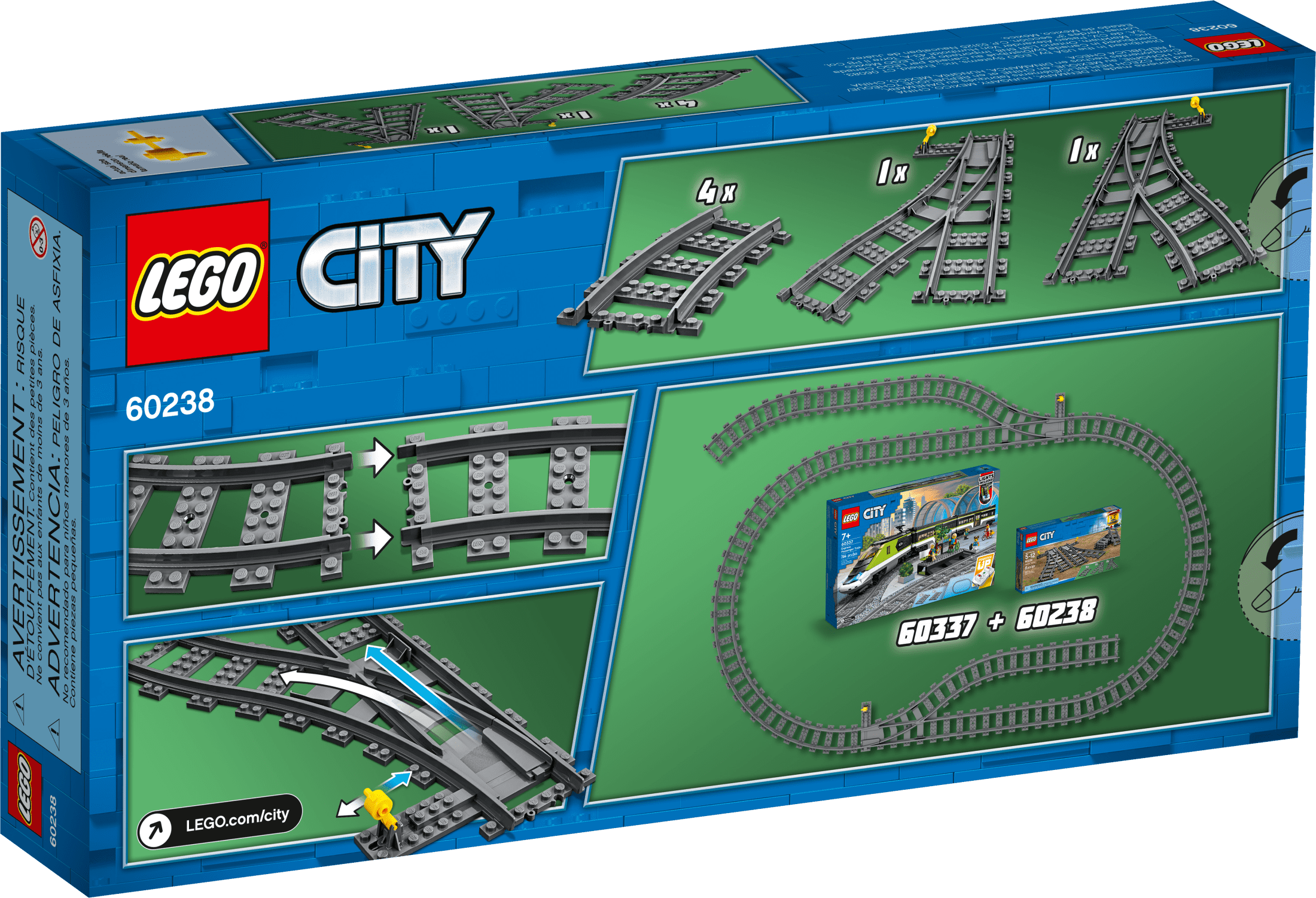 レゴ　60197 60205 60238 Amazon.com: Lego City Set of 3: 60337 Passenger Express