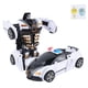 thumbnail image 1 of Transformable Robot Car Shockproof and Double Inertia, Sturdy and Durable, for Kids and Boys, White and Black, 1 of 3