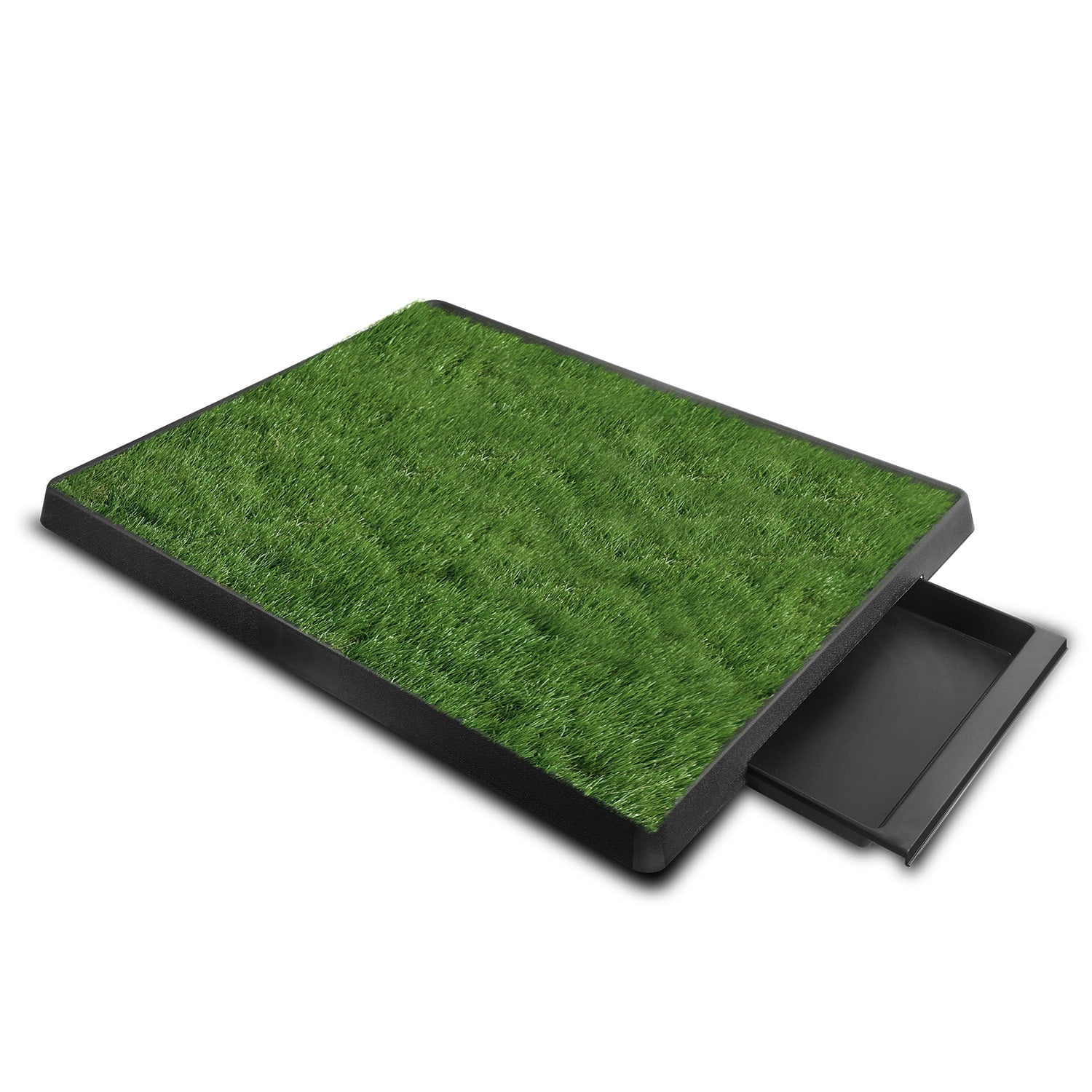 Moclever Puppy Potty Training Grass Pad 25x20in Dog Pee Pad for Small Medium Dogs Indoor Outdoor Use