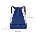 thumbnail image 4 of Oxford Basketball Shoulder Bag Portable Drawstring Waterproof for Outdoor Sports, 4 of 10