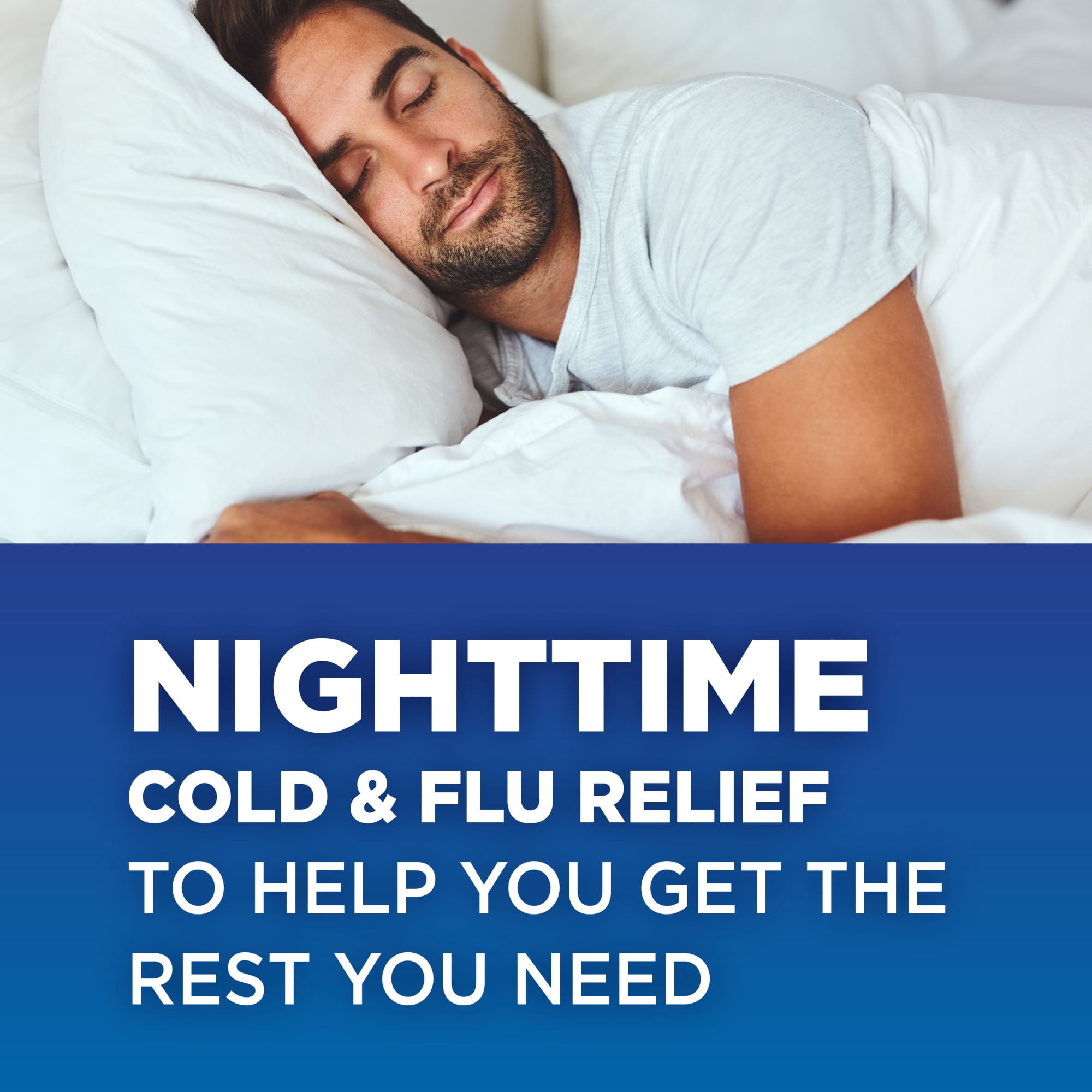 Equate Nighttime Cold & Flu Liquid Medicine, Cough & Cold Medicine, Original, 12 fl oz