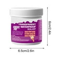 thumbnail image 3 of TaTaai 4Pcs Waterproof Sealant Clear, Wall Bathroom Roof Water-Based Waterproof Coating, Invisible Repairing Leak Seal Liquid Rubber Sealant for Indoor & Outdoor, 3 of 7