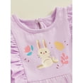 thumbnail image 5 of Biekopu Baby Girls Easter Dress Summer Bunny Print Mesh Tulle A-Line Princess Dress for Beach Party Cute Clothes, 5 of 8