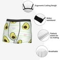 thumbnail image 6 of Bingfone Avocado Of A Hear Men'S Underwear - Casual Stretch Boxer Briefs-Large, 6 of 9