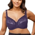 thumbnail image 3 of Sngxgn Women’s Wireless Bra, Compression S upport Bra(Purple,95), 3 of 7