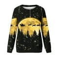 thumbnail image 4 of Sweat à Capuche pour Femmes Sweat-shirt à Manches Longues à Col Rond à Imprimé Femme Sweat-shirt Femme sur Clearance, 4 of 4