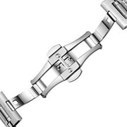 GUANQIN Automatic Self-Winding Watch Men Stainless Steel Leather Waterproof Business Mechanical Sapphire Wristwatch Day Date Multifunction