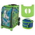 thumbnail image 1 of Zuca 18" Sport Bag - Ollie with Lunchbox and Seat Cover (Brown Frame), 1 of 4