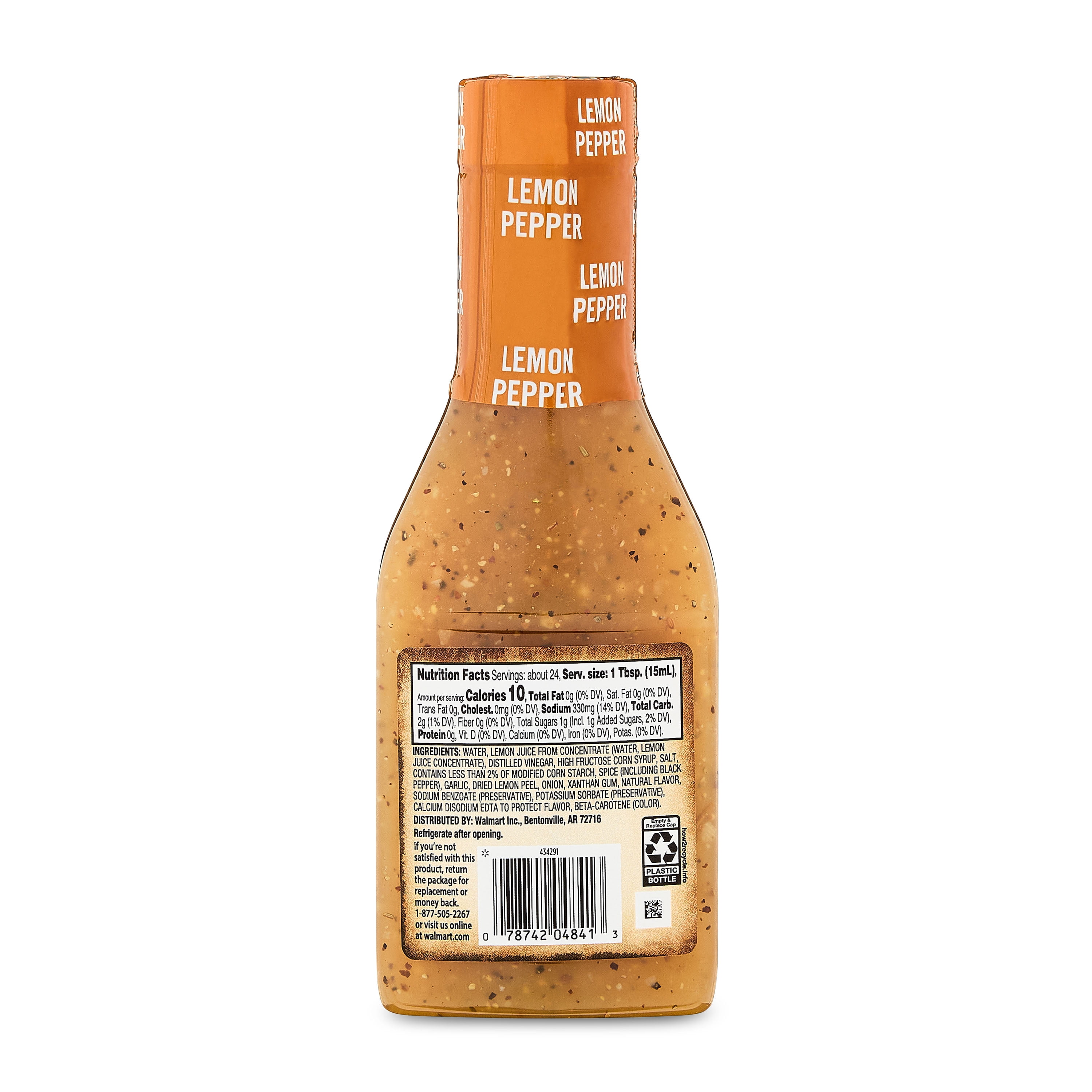 Great Value Lemon Pepper Marinade, 12.25 fl oz