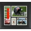 Houston Texans Team Logo Framed 15" x 17" Collage with Game-Used Football