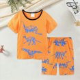 thumbnail image 2 of HCNTES Pajama for Boys Short Sets Summer Pjs Kids Toddler Jammies Cotton Excavator Sleepwear Clothes Shirts Set Baby Boy Clothes, 2 of 5