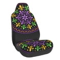 thumbnail image 1 of Balery Mardi Gras5 Funda de Asiento para Auto con Diseño - Cubierta Frontal Suave y Transpirable con Protector Antideslizante- 1 Unidad, 1 of 5