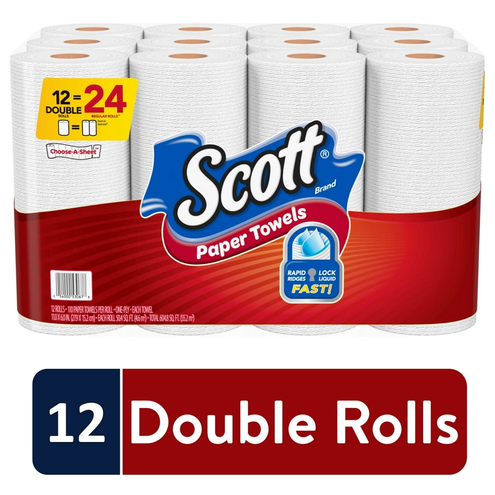 Scott Paper Towels Choose A Sheet 12 Double Rolls Walmart scott-paper-towels-choose-a-sheet-12-double-rolls-walmart