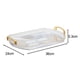 thumbnail image 4 of Bandeja para servir,Bandeja rectangular para servir en la cocina con asa,Bandeja de almacenamiento,Bandeja rectangular para servir,ideal para frutas y postres.,Bandeja decorativa multifuncional, 4 of 8
