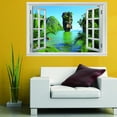thumbnail image 4 of Calcomanía de Pared de Ventana 3D Calcomanías de Pared de Vinilo Decoración Mural de Pared Extraíble Poster para Dormitori F perfecl PVC Etiqueta de la pared 3D, 4 of 8