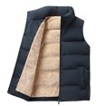 thumbnail image 1 of Chaleco de cordero grueso con forro polar para hombre y mujer, chaleco de algodón, 1 of 5