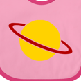 thumbnail image 4 of Inktastic Cute Saturn Boys or Girls Baby Bib, 4 of 4