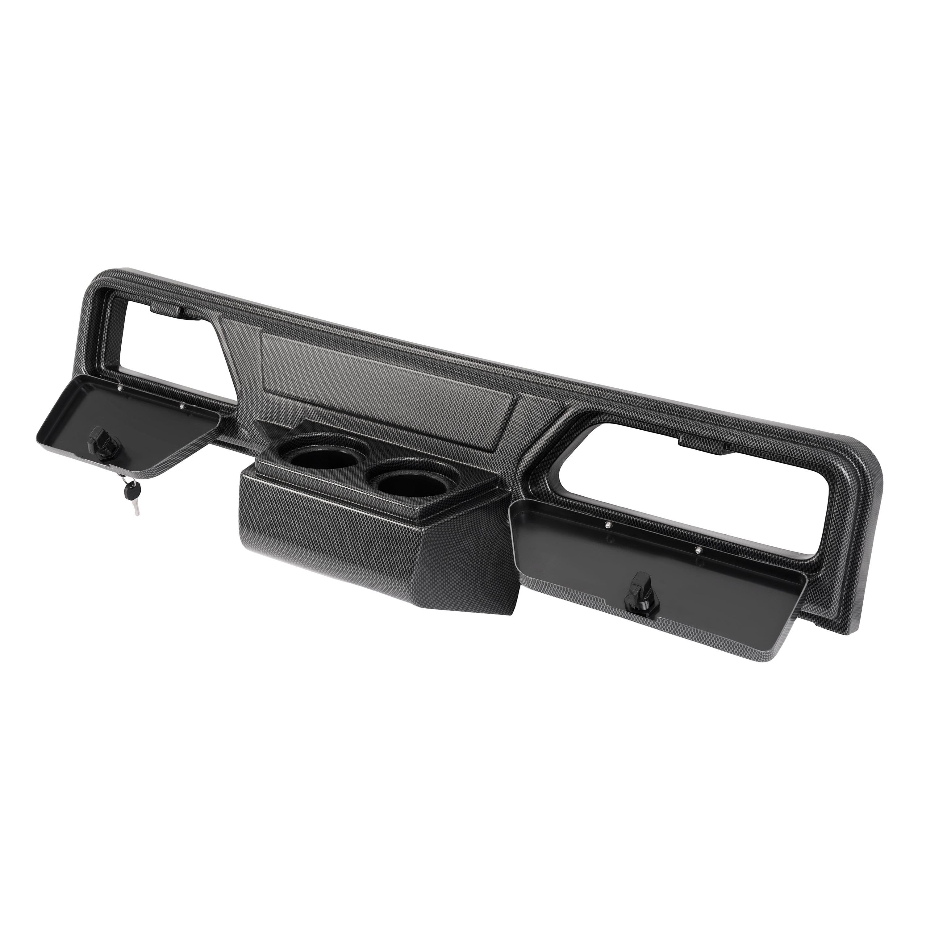KOJEM Dashboard Cover Compatible with 1986-1994 EZGO Marathon Golf Cart Dash Cover Plastic ABS W/Lockable Doors