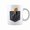 Black, variant on Skeleton Cat In Pocket XRay Halloween Costume For Women Coffee Mugs