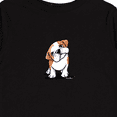 thumbnail image 4 of Inktastic Kiniart Bulldog Puppy Boys or Girls Long Sleeve Toddler T-Shirt, 4 of 5
