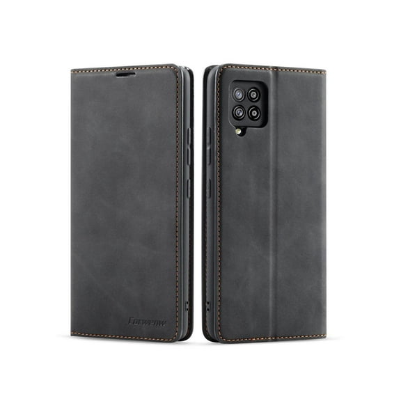 Samsung Galaxy F62 / M62 Case, Premium PU Leather Cover TPU Bumper with Card Holder Kickstand Hidden Magnetic Shockproof Flip Wallet Case for Galaxy F62 / Galaxy M62