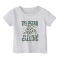 thumbnail image 4 of Hauts et Chemises pour Filles, T-Shirts Décontractés à Motif de Lettres Multicolores, Col Rond, Manches Courtes pour Confort et Style Jeunesse, 4 of 4
