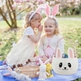 thumbnail image 4 of CHERISHGARD Easter Egg Hunting Basket，Easter Baskets for Kids，Baby Gift Basket for Books，Eggs,Toys, 6L, 4 of 7