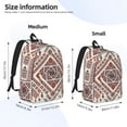 thumbnail image 2 of Honeii Sac à Dos en Toile Imprimé Tatreez2 pour École et Extérieur, Sac à Dos d'Extérieur, Carnet de Notes pour Hommes et Femmes, pour Travail, Voyage et Usage Quotidien-Petit, 2 of 5