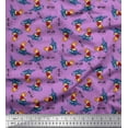 thumbnail image 1 of Soimoi Cotton Jersey Fabric Text,Rugby Ball & Bird Cartoon Print Sewing Fabric Yard 58 Inch Wide, 1 of 1