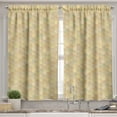 thumbnail image 2 of Ambesonne Neutral Color Valance & Curtain, Pastel Hexagons Motif, 55"x30", Pastel Brown and Multicolor, 2 of 7