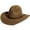 B, variant on Vintage Homburg Panama Hat Victorian Age Western Porkpie Hat Top Hat for Dinner Outdoor Casual Wear