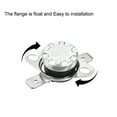 thumbnail image 4 of Uxcell Temperature Control Switch Thermostat 90°C 10A N.O 6.3mm Pin 2 Pack, 4 of 5