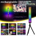 thumbnail image 2 of 3d Rgb Rhythm Light Colorful Music Ambient Light Table Dimmable Lamp, 2 of 5