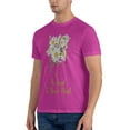 thumbnail image 4 of Kind To Your Mind Men'S Basic Short Sleeve T-Shirt Fuchusia 3x-Large, 4 of 5