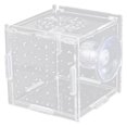 thumbnail image 3 of Fish Breeding Box, Isolation Breeding Box Detachable Acrylic Sucker Mount In-water Aquarium Hatchery Transparent  For Shrimp Single Mini Box 6x6x6,Single Mini Box 8x8x8, 3 of 8