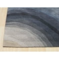 thumbnail image 2 of EORC Blue Hand-Tufted Wool Contemporary Desertland Rug, 5' x 8'-Color:Blue,Material:Wool, 2 of 4