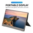 thumbnail image 4 of Monitor Portátil 14in Ultra Delgado Portátil Laptop Monitor FHD 1080P Pantalla Externa con Altavoces Duales Computer Display Segunda Pantalla para Laptop PC Teléfono ANGGREK Otros, 4 of 8
