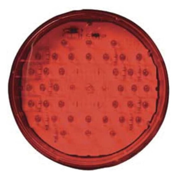 Stop/Tail/Turn Light,LED,Red,Round,4 Dia 3YXU9