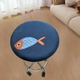 thumbnail image 6 of Stretchable Round Bar Stool Cover 11-16" Washable Dustproof Elastic Seat Cover Polyester 28-40cm for home and hotel, 6 of 8